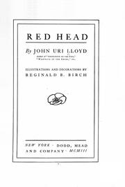Cover of: Red Head by John Uri Lloyd