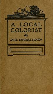 Cover of: A local colorist
