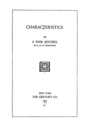 Cover of: Characteristics: [a novel]