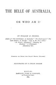 Cover of: The belle of Australia: or, Who am I?