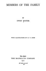 Cover of: Members of the family by Owen Wister