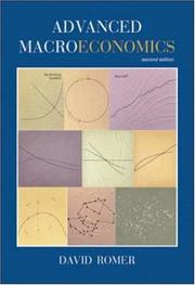 Cover of: Advanced Macroeconomics by David Romer