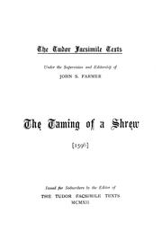 Cover of: The taming of a shrew. by 
