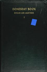 Domesday book by Edgar Lee Masters