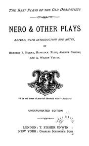 Cover of: Nero & other plays