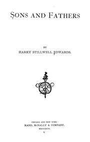 Cover of: Sons and fathers by Harry Stillwell Edwards