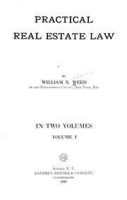 Cover of: Practical real estate law