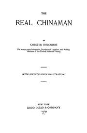 Cover of: The real Chinaman.