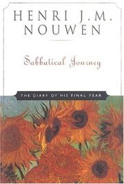 Cover of: Sabbatical Journey: The Diary of His Final Year