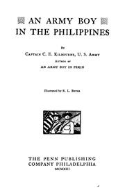 Cover of: An army boy in the Philippines by C. E. Kilbourne