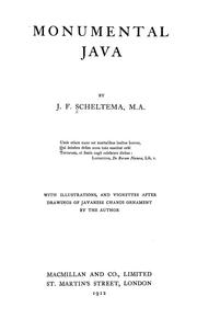 Cover of: Monumental Java by J. F. Scheltema