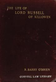 Cover of: The life of Lord Russell of Killowen