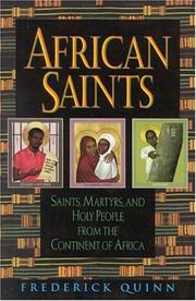 Cover of: African saints by Frederick Quinn