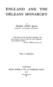 Cover of: England and the Orleans monarchy
