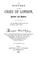 Cover of: A history of the cries of London