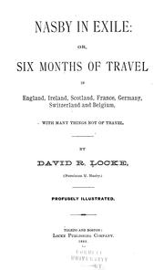 Cover of: Nasby in exile. by David Ross Locke