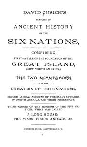 Cover of: Iroquois trail, or, Foot-prints of the Six Nations: in customs, traditions, and history