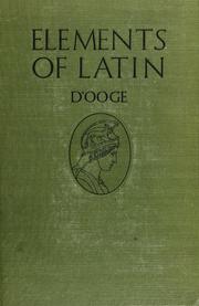 Cover of: Elements of Latin