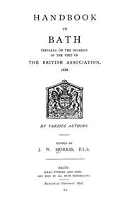 Cover of: Handbook to Bath by British Association for the Advancement of Science.