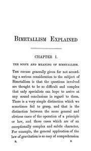 Cover of: Bimetallism explained: by Wm. Thos. Rothwell.