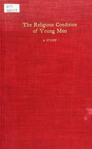 Cover of: The religious condition of young men