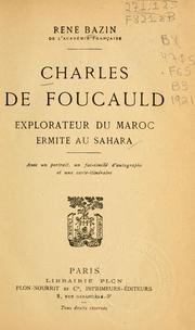 Cover of: Charles de Foucauld by René Bazin