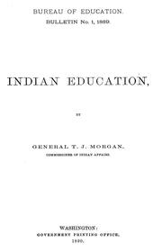 Cover of: Indian education