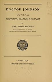 Cover of: Doctor Johnson: a study in eighteenth century humanism