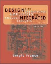 Cover of: Design with Operational Amplifiers and Analog Integrated Circuits by Sergio Franco