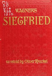 Cover of: Siegfried by Richard Wagner