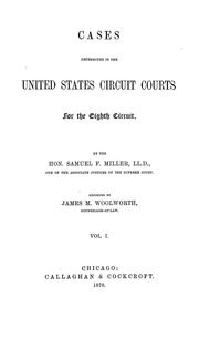Cover of: Cases Determined in the United States Circuit Courts for the Eighth Circuit ...