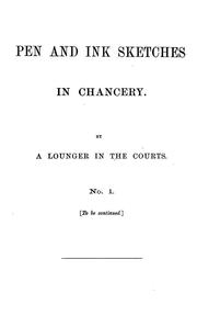Cover of: Pen and ink sketches in chancery, no. 1[-3] | 