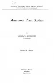 Cover of: ... Minnesota mushrooms ... by Frederic E. Clements