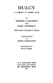 Cover of: Dulcy by George S. Kaufman