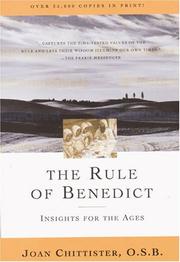 Cover of: The rule of Benedict by Joan Chittister