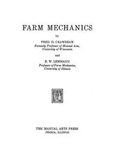 Farm mechanics by Fred D. Crawshaw