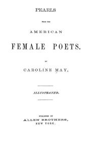 Cover of: Pearls from the American female poets.