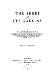 Cover of: The sheep and its cousins by Richard Lydekker