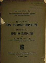 Cover of: How to handle frozen fish ...