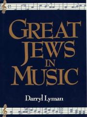 Cover of: Great Jews in music