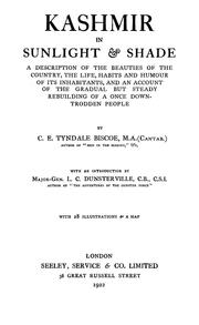 Kashmir in sunlight & shade by Cecil Earle Tyndale-Biscoe