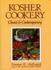 Cover of: Kosher Cookery by Frances R. Avrutick