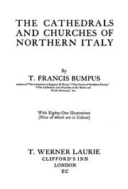Cover of: The cathedrals and churches of northern Italy