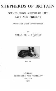 Cover of: Shepherds of Britain by Adelaide L. J. Gosset