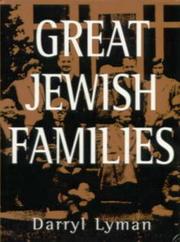 Cover of: Great Jewish families