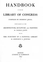 Cover of: Handbook of the new Library of Congress
