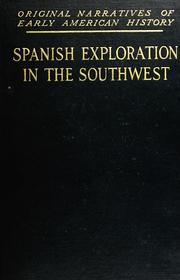 Cover of: Spanish exploration in the Southwest, 1542-1706 by Herbert Eugene Bolton