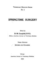 Cover of: Springtime surgery