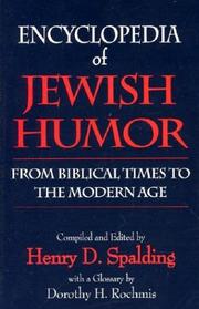 Cover of: Encyclopedia of Jewish Humor by Henry D. Spalding, Henry D. Spalding