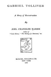 Cover of: Gabriel Tolliver by Joel Chandler Harris